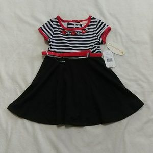 2T Clementine dress with jewels and belt